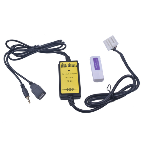 Adaptador USB para coche interfaz de Audio MP3 SD AUX Cable de datos USB conectar cambiador de CD Virtual para Mazda 3 6 Miata RX8 CX7 ► Foto 1/4