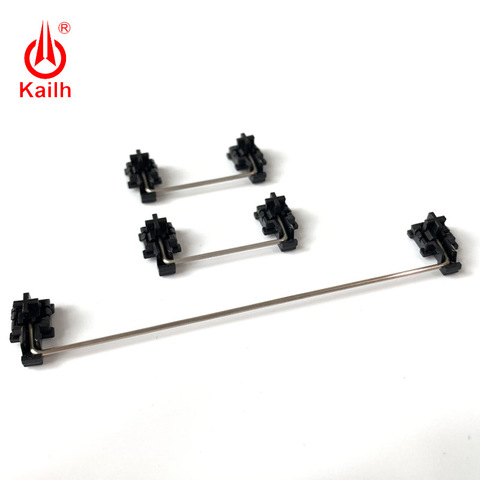 Kailh-estabilizadores montados en placa, Funda negra para 1350 interruptores de Chocolate, teclados mecánicos 2u, 6.25u ► Foto 1/6