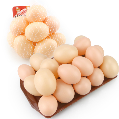  20 huevos falsos de plástico para huevos de Pascua
