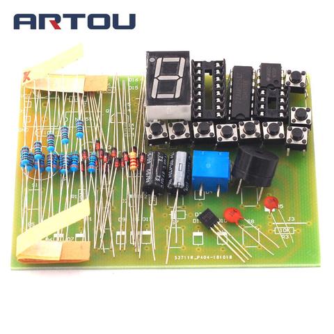 Pantalla Digital de 8 canales CD4511, Kit de bricolaje, conjunto de dispositivos de respuesta de 8 bits para piezas de entrenamiento electrónico, bricolaje ► Foto 1/6