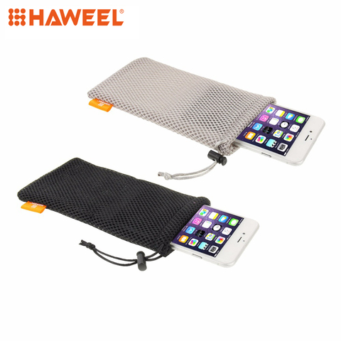 HAWEEL-funda protectora Universal para teléfono iPhone/Samsung, protector de pantalla de hasta 5,5 pulgadas, tamaño del teléfono y cable de soporte ► Foto 1/1