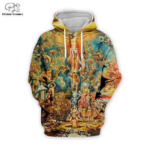 PLstar Cosmos Jesús/cristianismo/3D impreso Sudadera con capucha/sudadera/chaqueta/Mens hip ropa de salto ► Foto 1/1