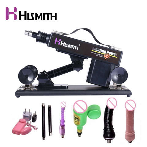 HISMITH-máquina sexual automática para mujer, juguete sexual para mujer, máquina de amor con copa de masturbación masculina, consolador grande, Juguetes sexuales, vibrador Consolador ► Foto 1/6