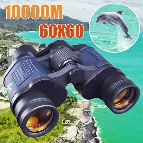 Telescopio 60X60 HD binoculares alta claridad 10000M alta potencia para caza al aire libre óptico Lll visión nocturna binocular Zoom fijo ► Foto 1/6