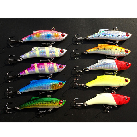 ¡Novedad! 1 unidad de señuelo vibratorio con cebo duro Swimbait de 9 cm/35g, señuelos artificiales en 10 colores ► Foto 1/6