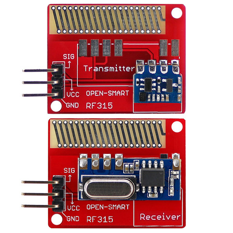 Kit de transceptor inalámbrico RF de largo alcance, 315 MHz, para Arduino LORA Board, Mini módulo receptor de TRANSMISOR DE RF, Kit de 315 MHz ► Foto 1/4