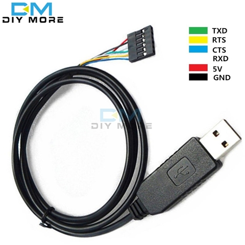 Módulo FTDI FT232RL FT232 de 6 pines para Arduino, adaptador de Cable Serial USB a TTL UART, Cable de descarga RS232, indicador LED de módulo ► Foto 1/4