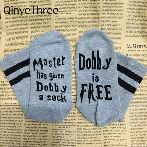 Nuevos calcetines Unisex de algodón suave con estampado de letras, medias divertidas de Dobby, 