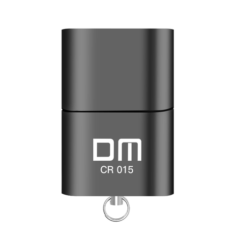 DM-lector de tarjetas MicroSD CR015 con ranura para tarjeta TF, memoria USB para ordenador o adaptador USB para coche ► Foto 1/5