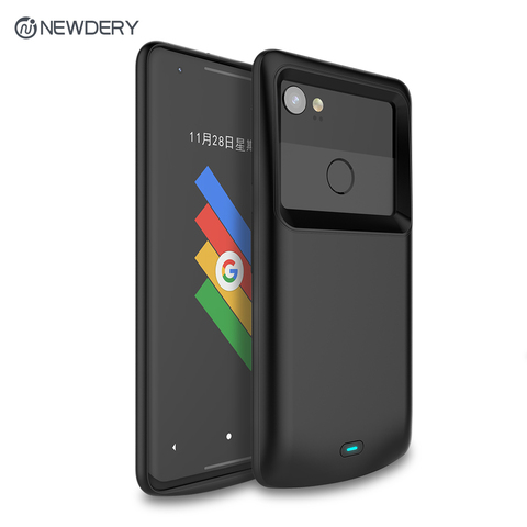 NEWDERY cargador de batería para Google Pixel 2 2XL 4700 mAh exclusiva Slim caso de carga portátil para Pixel 2 XL 5200 Mah ► Foto 1/6