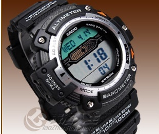 Reloj deportivo de exterior para hombre, auténtico reloj deportivo de pesca, multifuncional, resistente al agua, para senderismo, altura de presión de temperatura ► Foto 1/1