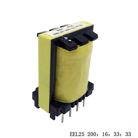 Transformador electrónico EEL25 200:16:33:33, convertidor de núcleo magnético de alambre de cobre de alta frecuencia de alta tensión para soldador, máquina de fax ► Foto 1/6