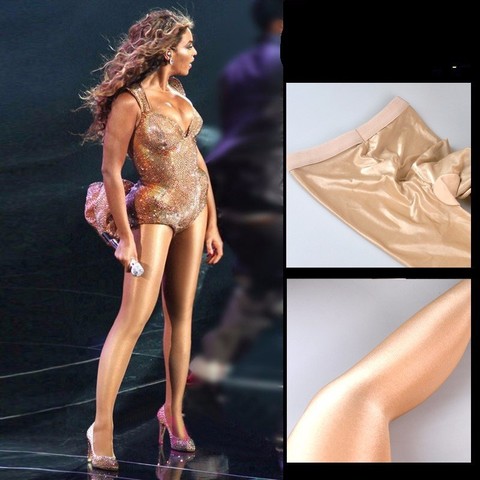 70D SHAPING Pantyhose Sexy Stockings Shiny Satin Shape Stockings  Dance Fitness Compression DS Nightclub Large Sizes SW0109 ► Foto 1/6