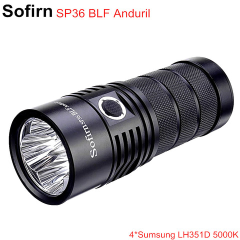 Sofirn SP36 BLF Anduril 4 * Samsung LH351D 5650lm potente LED linterna USB recargable 18650 antorcha 5000K de alta 90 CRI ► Foto 1/6
