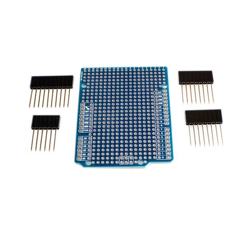 Placa de expansión de prototipo PCB para Arduino ATMEGA328P UNO R3, placa de pruebas de fibra de FR-4, 2mm, 2,54mm, con pines, bricolaje ► Foto 1/3