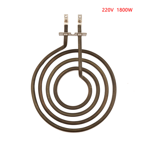 Tubo calentador en forma de bobina de tortitas, 1800W, 220V, para quemador de superficie de estufa, elemento de calefacción eléctrica de 4 anillos ► Foto 1/6