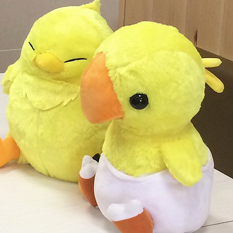 Chocobo Bird MOGLI Moogle-muñeco de felpa de 35CM, muñeco de felpa suave de felpa, regalo de cumpleaños para su hijo ► Foto 1/6