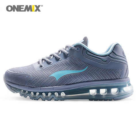 Onemix 2022 hombres zapatos para correr con colchón de aire amortiguador zapatos transpirables caminar al aire libre correr zapatos tamaño 39-46 ► Foto 1/6