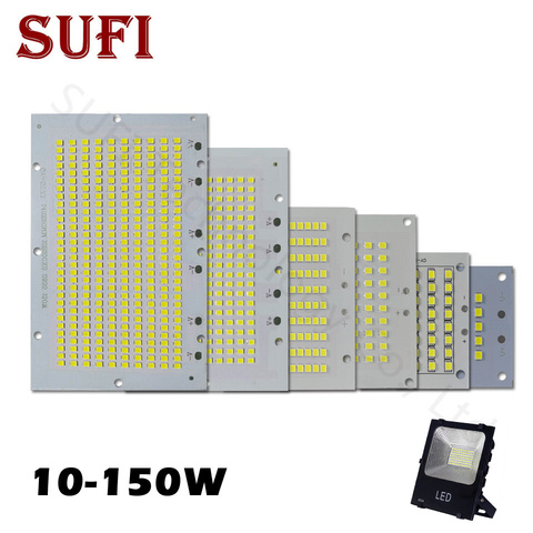 1 piezas de potencia completa reflector LED PCB, 10 W 20 W 30 W 50 W 100 W 150 W SMD2835 placa LED de placa PCB placa de aluminio para reflector led ► Foto 1/6