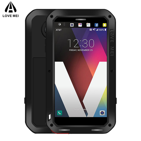 Love Mei-funda de Metal para LG V30 Plus V35 V40 V50 ThinQ, carcasa a prueba de golpes para teléfono LG G7 ThinQ, carcasa de cuerpo completo anticaída ► Foto 1/6