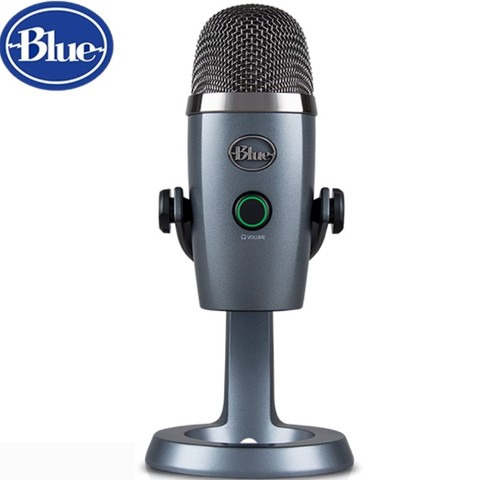 Micrófono condensador digital USB Blue YetiNano snow monster para transmisión de podcasting, videojuegos, Skype, call, YouTube, grabación de música ► Foto 1/6