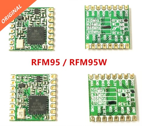 RFM95 RFM95W 868 915 RFM95W-868S2 LORA SX1276 RFM95W-915S2 la mejor calidad ► Foto 1/1