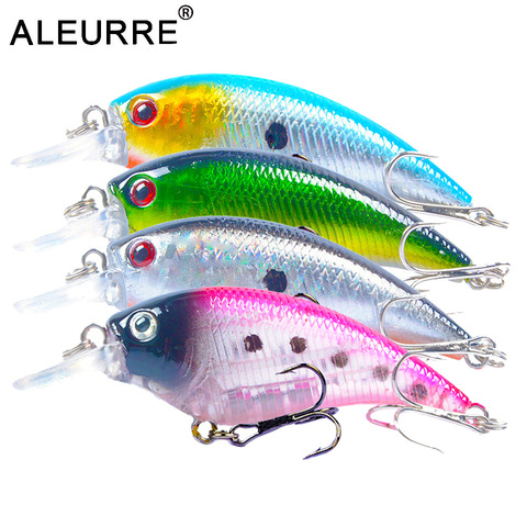 Crankbait-señuelo duro de mimbre Crankbait, 7,5 cm/10,7g, ojos 3D, Pesca, pececillo, buceo, 0-1,5 m, Wobbler, aparejos de Pesca de plástico ► Foto 1/6