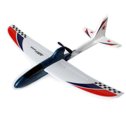 RC aviones condensador eléctrico de mano de lanzar planeador DIY avión modelo de lanzamiento a mano lanzar planeador juguete educativo para niños ► Foto 1/6