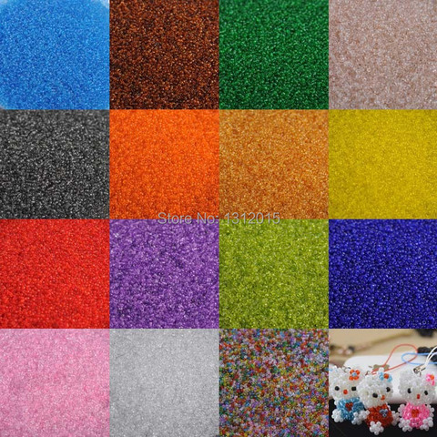 Cuentas de vidrio de cristal para joyería, 15 colores, 2mm, 1500 uds, espaciador de semillas checas, hecho a mano, DIY, envío gratis BL001-2XX ► Foto 1/1