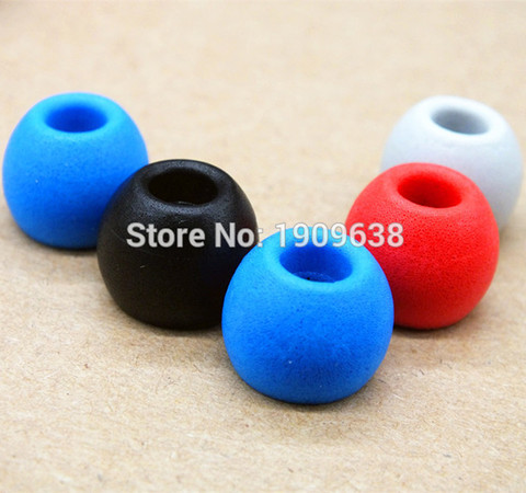 4 pares/unids 8 unidades esponja de espuma de memoria aislante de ruido 5mm Puntas de oreja para auriculares KZ auricular envío gratis ► Foto 1/6