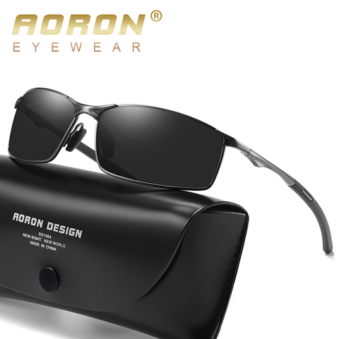 Aoron-gafas de sol polarizadas clásicas para hombre y mujer, anteojos de sol con montura de Metal, antirreflejos, UV400, venta al por mayor ► Foto 1/6