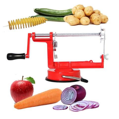 Máquina cortadora pelador despepitadora de patatas y frutas, de acero, para el hogar ► Foto 1/6