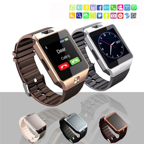 Reloj inteligente DZ09, reloj inteligente deportivo con Bluetooth, electrónica, tarjeta SIM, para IPhone, Samsung y Android ► Foto 1/6