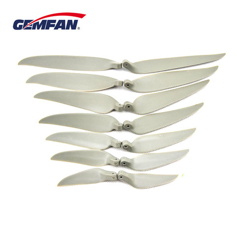 Gemfan de fibra de vidrio de Nylon plegable eléctrica de la hélice 7060, 7540, 8050, 9050, 1060, 1180, 1280, 1380 para RC avión Drones Multicopter ► Foto 1/4