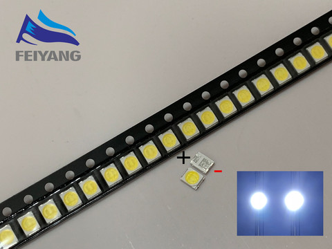 LED Original para reparación de TV, luz de fondo blanca fría, retroiluminación LCD, LEXTAR 2835 3528 1210 3V 1w-2W SMD, 50 Uds. ► Foto 1/1