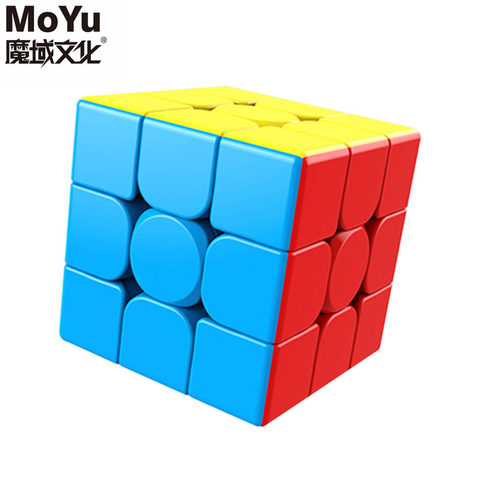 MoYu-cubo mágico sin etiqueta meilong 3x3x3, rompecabezas, cubos de Velocidad Profesional, juguetes educativos para estudiantes ► Foto 1/6