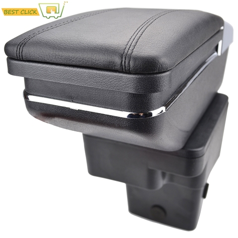 Brazo resto giratorio para Hyundai acento RB Solaris 2011-2016 centro de la consola caja de almacenamiento reposabrazos 2012, 2013, 2014, 2015 ► Foto 1/6