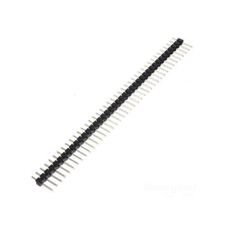 10 piezas unids 40 pines 1x40 fila individual macho 2,54 Pin Breakable Header Connector Strip ► Foto 1/1