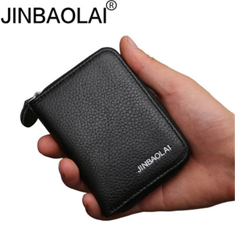 Monedero pequeño para hombre, Cartera de cuero auténtico, bolso para hombre, cartera para dinero, Mini Portomonee Cuzdan Klachi Kashelek Vallet, bolsa de bolsillo ► Foto 1/6