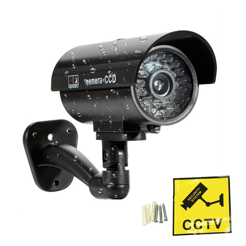 ZILNK falso maniquí Cámara impermeable de seguridad CCTV cámara de vigilancia Con luz intermitente Led rojo al aire libre ► Foto 1/6