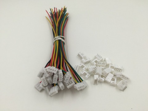 Juego de conectores Mini Micro JST 2,0 PH, 4 pines, con Cables, 120MM, 12CM, 20 juegos ► Foto 1/4