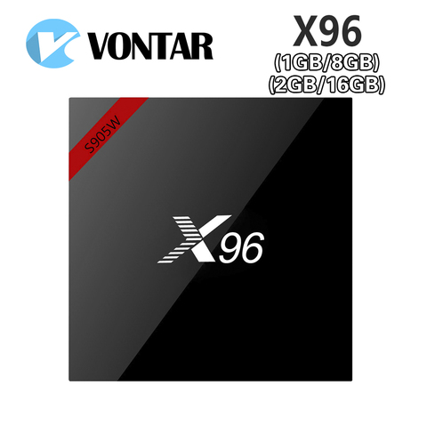 VONTAR X96W Smart tv box для android 7,1 2 ГБ 16 ГБ Amlogic S905W 4 ядра H.265 4 К 2,4 ГГц Wi-Fi Media Player 1 ГБ 8 ГБ X96 мини ► Foto 1/1