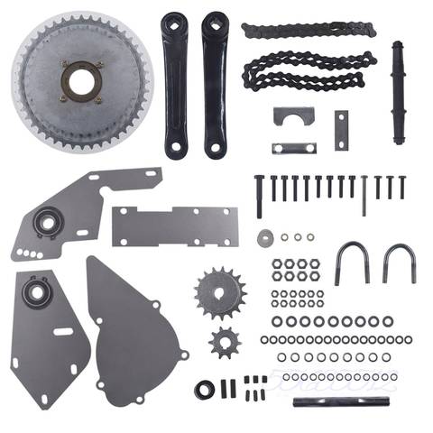 Kit de árbol de cambios de plata para bicicleta, cadena Regular 415, 66cc, 80cc, motorizada ► Foto 1/1