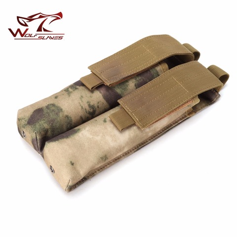 Airsoft-bolsa Molle doble P90/UMP militar, bolsa táctica de caza Mag Molle, cinturón, chaleco, bolsas, novedad ► Foto 1/6