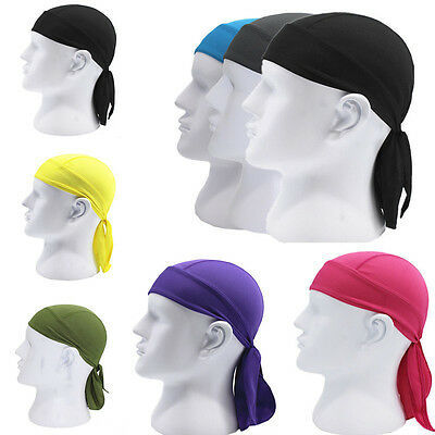 El más nuevo de moda, gorro de natación de color puro para verano, playa, transpirable, multifunción, diadema de ciclismo, Bandana de ciclismo, pañuelo de cabeza de pirata ► Foto 1/6