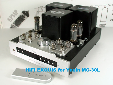 YAQIN MC-30L EL34 amplificador de tubo Push-Pull HIFI exquisis 6CA7 amplificador integrado de lámpara con salida de auriculares MS-20L remoto ► Foto 1/6