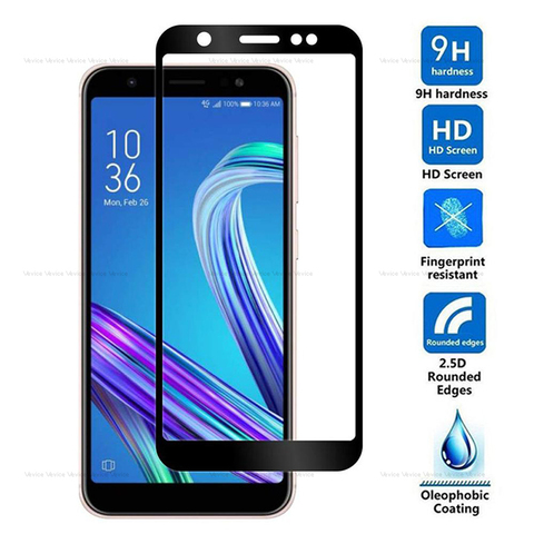 9H vidrio templado para ASUS Zenfone Max Pro M1 ZB602KL ZB555KL M2 ZB631KL 6 ZS630KL Max disparó ZB634KL Max Plus M2 Protector de pantalla ► Foto 1/6