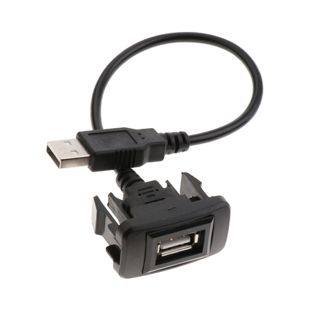 Cable USB de gran rendimiento, 1 puerto en el zócalo para TOYOTA HILUX VIGO 04-12, estricto Material de calidad Superior ► Foto 1/6