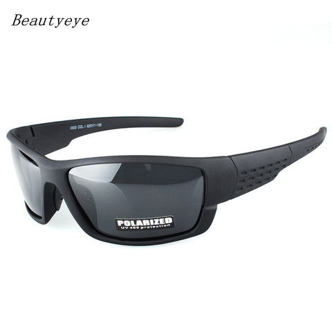 Gafas de sol deportivas polarizadas para hombre y mujer, lentes de marco negro, marca de diseñadores, para conducir, gafas de sol de pesca, UV400, novedad de 2022 ► Foto 1/6