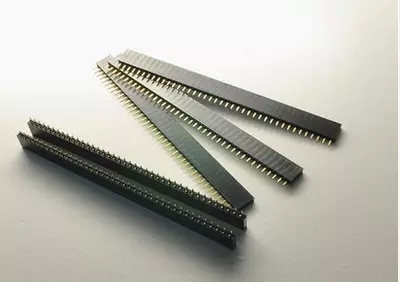 10 Uds. 2,54mm 40 Pin Stright fila única hembra tira de conectores de pines conector PCB ► Foto 1/1